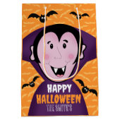 Vampier Dracula vleermuizen Kinder Schattigee Happ Medium Cadeauzakje (Achterkant)