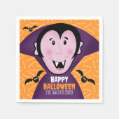 Vampier Dracula vleermuizen Kinder Schattigee Happ Servet (Voorkant)