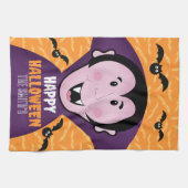 Vampier Dracula vleermuizen Kinder Schattigee Happ Theedoek (Horizontaal)