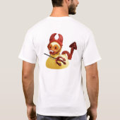 Vampier Ducky (witte T-shirt) T-shirt (Achterkant)