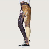Vampier en heks in Halloween Leggings (Links)