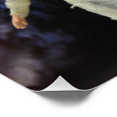 Vampier en mama op jacht. Halloween Perfect Poster (Hoek)