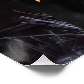 Vampier en mama op jacht. Halloween Perfect Poster (Hoek)