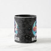 Vampier eten Snoep Happy Halloween Mok (Midden)