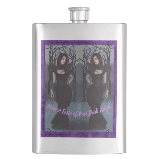 Vampier Flask Gothic Flask Halloween Flask Vampyre Flacon (Voorkant)
