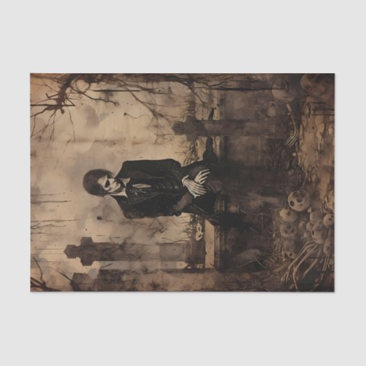  Vampier Foto Decoupage Tissuepapier (Voorkant)