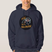 Vampier Funny heeft een Fang-Tastic Halloween Hoodie (Voorkant)