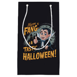 Vampier Funny heeft een Fang-Tastic Halloween Klein Cadeauzakje