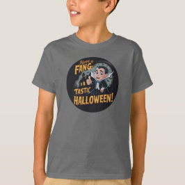 Vampier Funny heeft een Fang-Tastic Halloween T-shirt