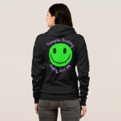 Vampier Gezicht Vampire Academy Jas Hoodie (Achterkant volledig)