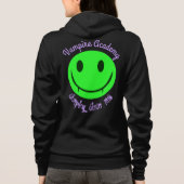 Vampier Gezicht Vampire Academy Jas Hoodie (Achterkant)