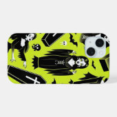 Vampier Ghouls iPhone 15 Case (Achterkant horizontaal)
