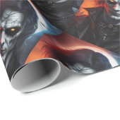 Vampier gothic dracula Halloween cartoon Verjaarda Cadeaupapier (Rol Hoek)