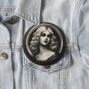 Vampier Gothic Horror Spooky Ronde Button 4,0 Cm