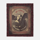  Vampier Gothic Romantisch Dracula Kussen Fleece Deken (Voorkant)
