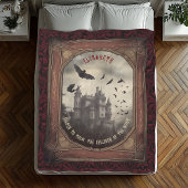 Vampier Gothic Romantisch Dracula Kussen Fleece Deken