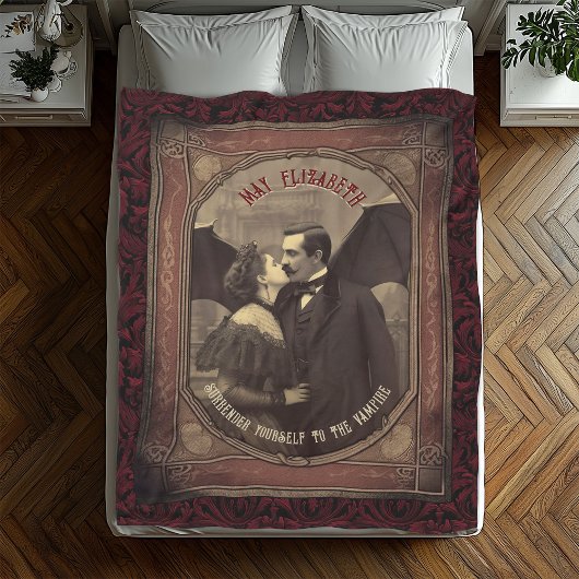  Vampier Gothic Romantisch Dracula Kussen Fleece Deken