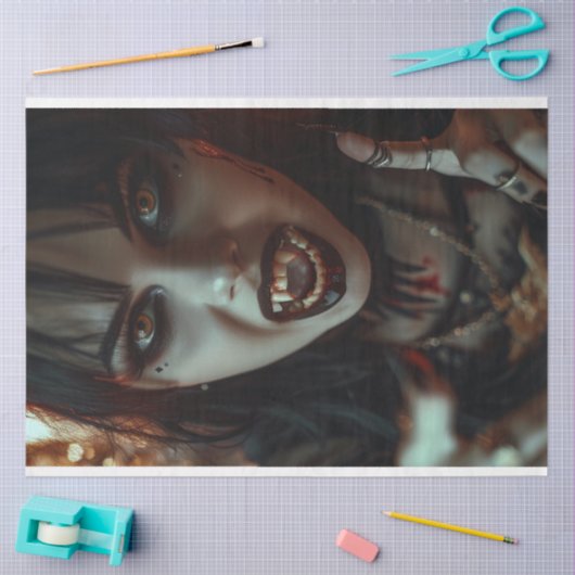 Vampier Gotische Seraphina Decoupage Tissuepapier (Craft)