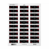 Vampier Halloween bruiloft Etiket (Full Sheet)