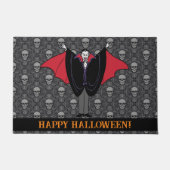 Vampier Halloween Custom Groet Gotische Skulls Deurmat (Voorkant)