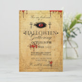 Vampier Halloween Gathering ID579 Kaart (Staand voorkant)