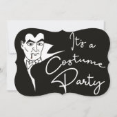 Vampier Halloween Kostuum Party Kaart (Voorkant)
