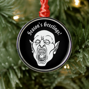 Vampier Horror Film Dracula Metalen Ornament