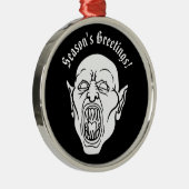 Vampier Horror Film Dracula Metalen Ornament (Rechts)