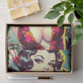 Vampier Horror Meisje Tissuepapier (Geschenk)