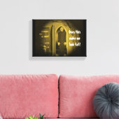 Vampier Horror Nosferatu Geel Canvas Afdruk (Insitu (Woonkamer))