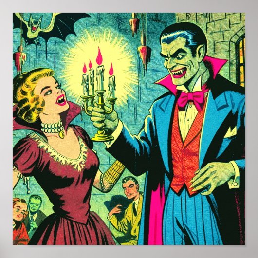 vampier horror strips poster (Voorkant)
