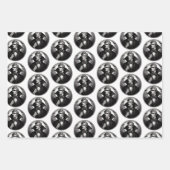 Vampier  Illustratie Spooky Horror Gothic Inpakpapier Vel (Voorkant)