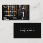 Vampier in het Visitekaartje Licht venster (Voorkant / Achterkant)