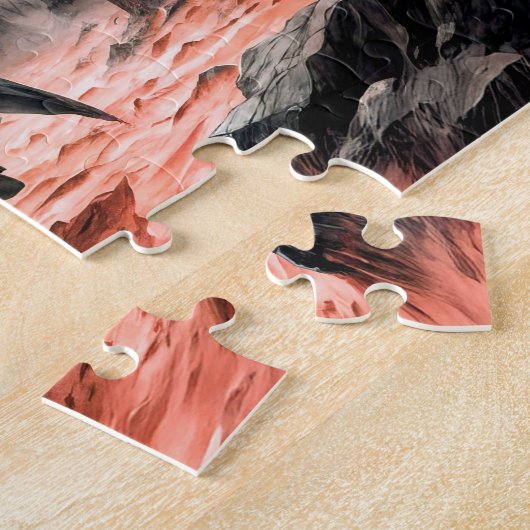 Vampier in Moonlit Graveyard Legpuzzel (Zijkant)