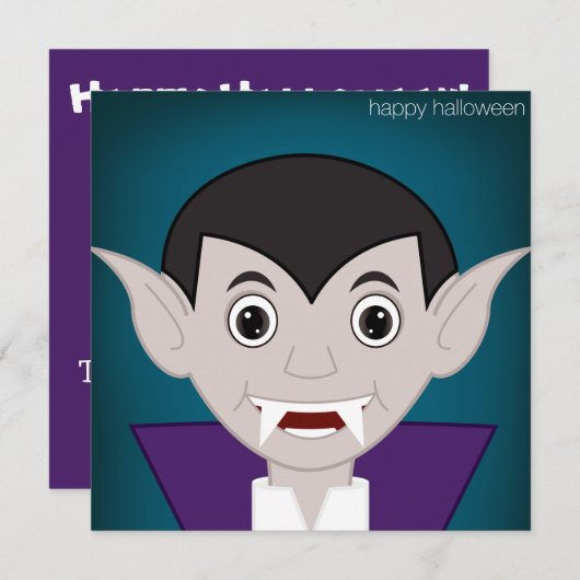 Vampier Kaart (Voorkant / Achterkant)