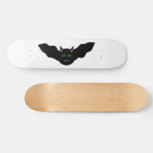Vampier Kat Gezicht Bat Halloween Skateboard (Horizontaal)