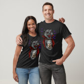 Vampier Kat Halloween Gotisch T-shirt (Unisex)