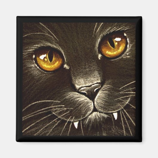 Vampier Kat! -Magneet Magneet (Voorkant)