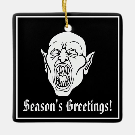 Vampier Keramisch Ornament (Voorkant)