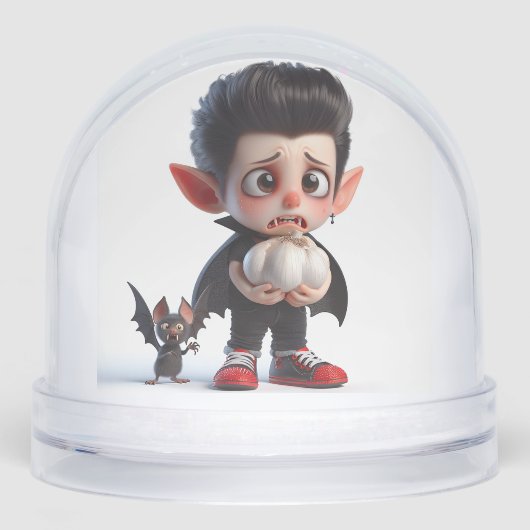 Vampier Kind en knoflook, door Natasha Us Sneeuwbol (Voorkant)