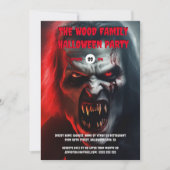 Vampier man Volwassenen Halloween Spooky Undead Kaart (Voorkant)