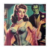  vampier meisje tegeltje (Voorkant)