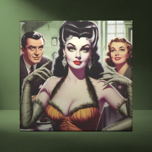  vampier meisje tegeltje