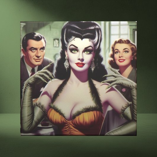  vampier meisje tegeltje