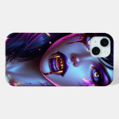 Vampier met gouden tanden Ai Kunst Case-Mate iPhone Case (Achterkant (horizontaal))
