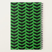 Vampier met kattengezicht - Halloween aangepaste p Planner (Achterkant)