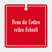 Vampier Metalen Ornament (Achterkant)