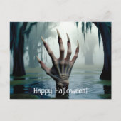 Vampier / Monster Hand die uit het moeras reikt Briefkaart (Voorkant)