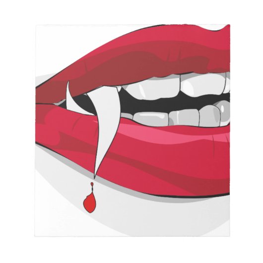 vampier notitieblok (Voorkant)