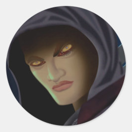 Vampier ogen ronde sticker